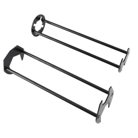 Riousery Multifunctional Basin Wrench, Heavy-Duty Cast Iron Under Sink Plumbers Wrench, Four-Claw Hex Faucet Tool for Bathroom and Kitchen Tight Spaces, 9.45 inches / 24 cm Length, 2-Pack[cite: 1]