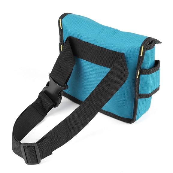 Riousery Multifunctional Oxford Cloth Waist Bag Electrician Maintenance Tool Storage Pouch Heavy Duty Hardware Organizer Water Resistant Adjustable Belt Professional Electricians 7.87 inches / 20 cm