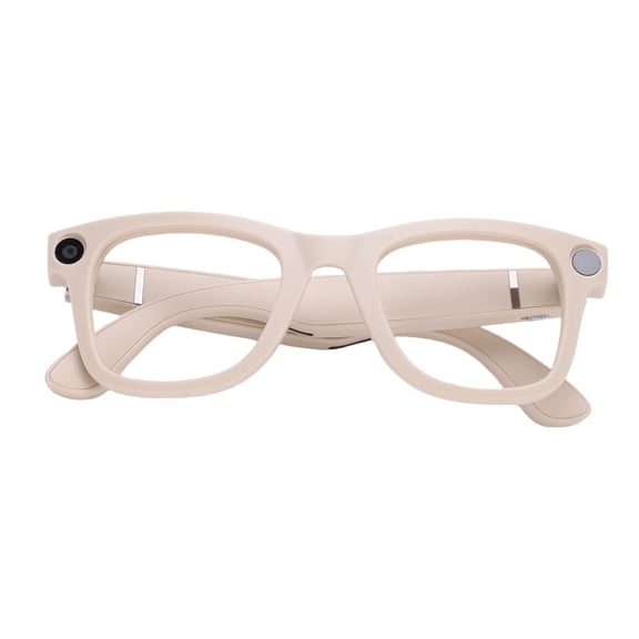 Riousery Multifunctional Smart Glasses Video Camera 1080P HD 8MP AI Photo Recognition Real Time 25 Languages Translation Bluetooth 5.3 Hands-Free Calls Music Playback Action Camcorder For Men Women