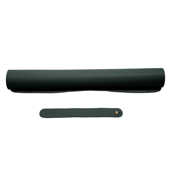 Riousery Multifunctional Table Mat Soft Waterproof Leather Writing Desk Mouse Pad Extended Dimensions Black Green