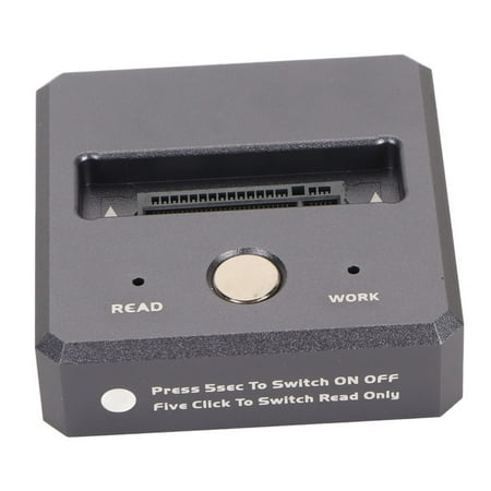 Riousery NVMe to USB Docking Station M.2 to USB 3.2 GEN2 10Gbps UASP Protocol TRIM Command M.2 SSD to USB C Reader Adapter for Computer Desktop Laptop (Hard Disk Not Included)