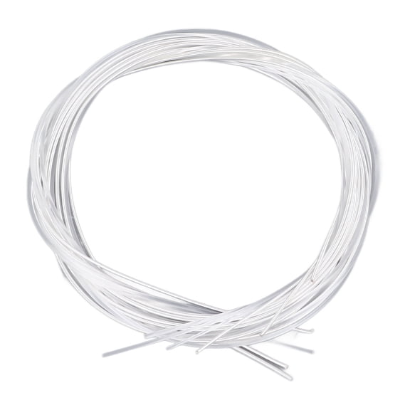 Riousery Nylon Classical Guitar String Acoustic Instrument Accessory Silver, 6 Pieces, 5.51 inches / 14.00 cm