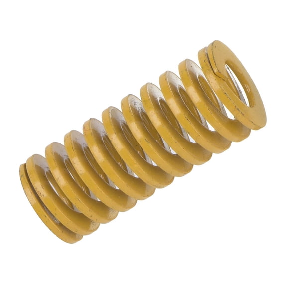 Riousery OD 20mm ID 10mm Extra Light Load Mould Die Spring Yellow (TF20*70mm), 2.76 in Length, 1 Pack