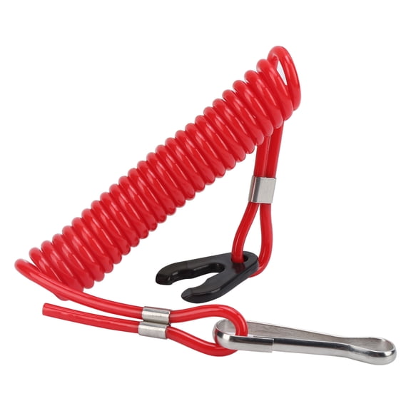 Riousery Outboard Engine Emergency Stop Lanyard Safety Rope Switch