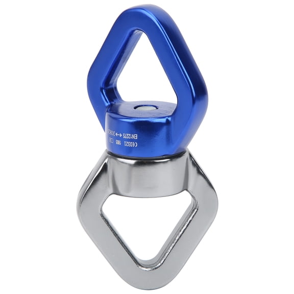 Riousery Outdoor Climbing Safety Rotational Device Swing 360 Rotator Hanging Accessory for Yoga, Blue Gray