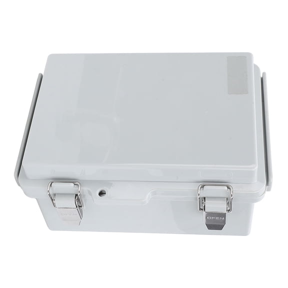 Riousery Outdoor Electrical Junction Box IP67 Waterproof ABS Plastic Project Enclosure 4.9 x 6.9 x 3.5 Inches / 125 x 175 x 90 mm for Electronic Power Starlink Equipment