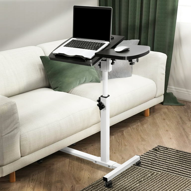 Desk table on sale on wheels