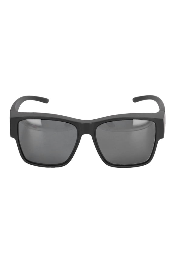 Oversized Fit Over Glasses Sunglasses UV400 Polarized Non-Slip PC Frame Black