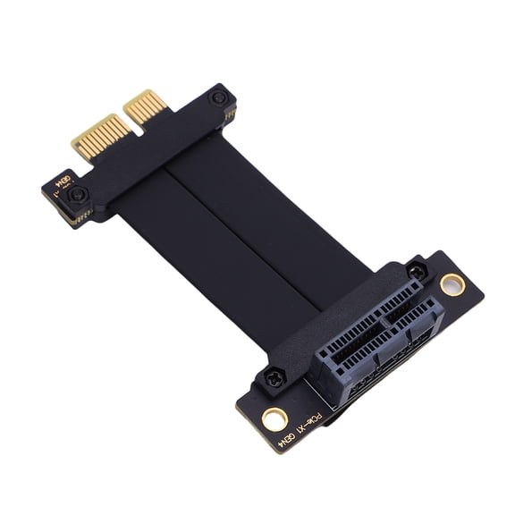 Riousery PCI-E 4.0 Riser Cable GPU Graphics Card Extension Extender 90 Degree 5cm / 2.0in