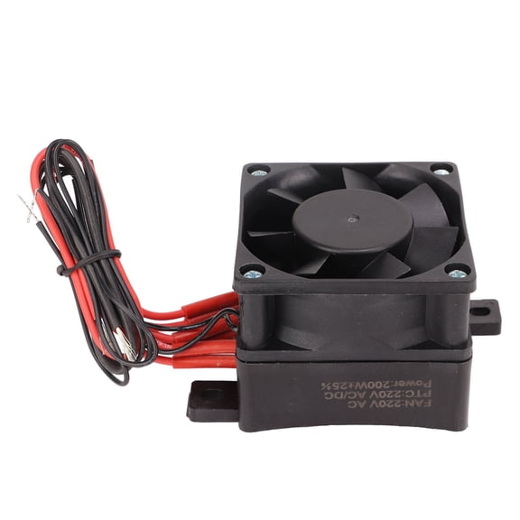 Riousery PTC Car Fan Air Heater Replacement Heating Element & Igniter 200W 220V Constant Temperature Ceramic Space Heater with 20cm Wire for Incubator and Air Conditioning Appliances (2.36 inches)