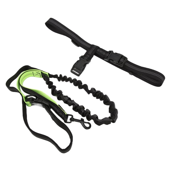Riousery Pet Leash Adjustable Hands Free and Reflective Dog Running Rope with Waist Belt for Small Medium and Large Dogs, Premium Nylon Material (7.08 inches / 18.00 cm) Safe and Comfortable
