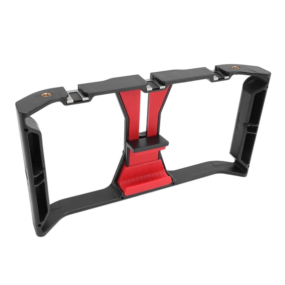 Riousery Phone Video Cage Smartphone Video Rig 1/4 Inch Screw Hole Grip Stabilizer Cage for Live Broadcast Filmmaking