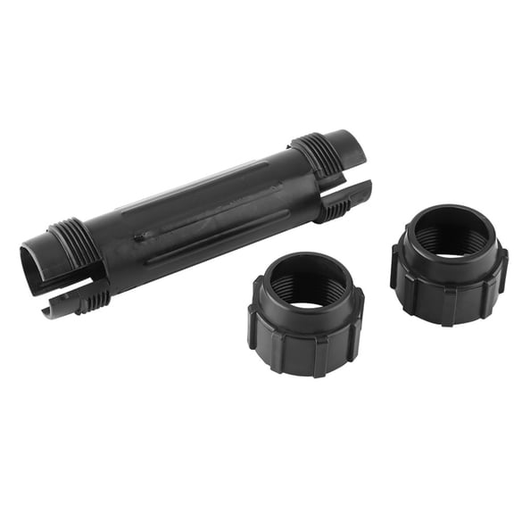 Riousery Plastic Paddle Connector Replacement Accessory for Boat Fishing Kayak Canoe Watercraft Paddle and Oar Accessories, Thickened Oars Shaft Connector, 1.1in Pipe Diameter, Black, 1 Piece