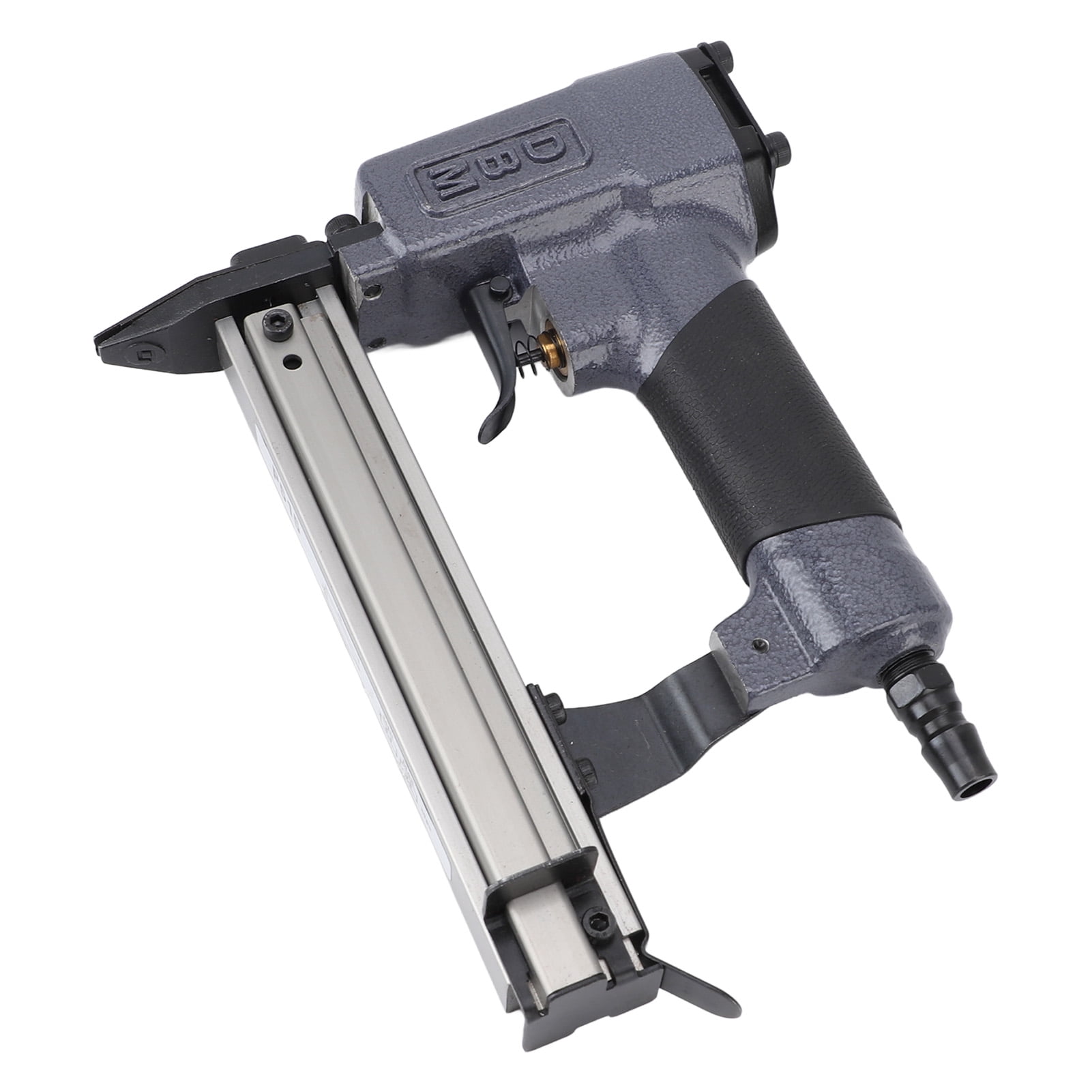 Riousery Pneumatic Brad Nailer Quiet 100 Nails Capacity 0.4Mpa to 0.8Mpa Air Nailer Tool for Framing Woodworking 15mm / 0.59in