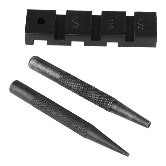 Riousery Pocket Chainsaw Chain Breaker and Joiner Tool Set, Professional Carbon Steel Mending Punch Bracket Kits for 1/4, 3/8 LP, .325, .404 Inch Pitch, Black