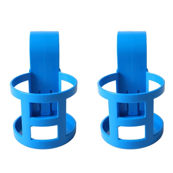 Riousery Pool Cup Holder Prevent Spill Poolside Drink Holder Above Ground Pool Accessories for Round Pool Bar Top Rails 2Pcs Round Design (20 x 15 x 8 inches / 50.8 x 38.1 x 20.3 cm)