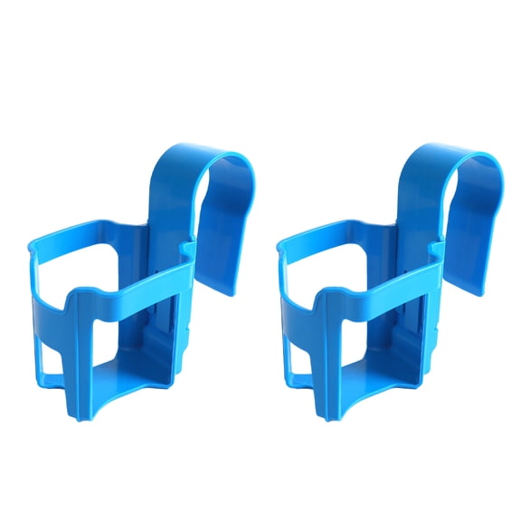 Riousery Pool Cup Holder Prevent Spill Poolside Drink Holder Above Ground Pool Accessories for Round Pool Bar Top Rails 2Pcs Square Design (20 x 15 x 8 inches / 50.8 x 38.1 x 20.3 cm)
