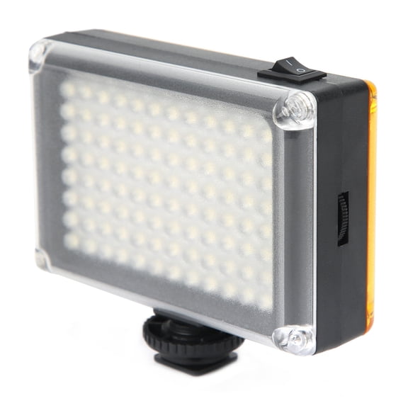 Riousery Portable 96 LED Fill Light High Brightness Video Camera Photography Light Lamp for Interview Wedding DV Recording (6.3 inches / 16 cm)