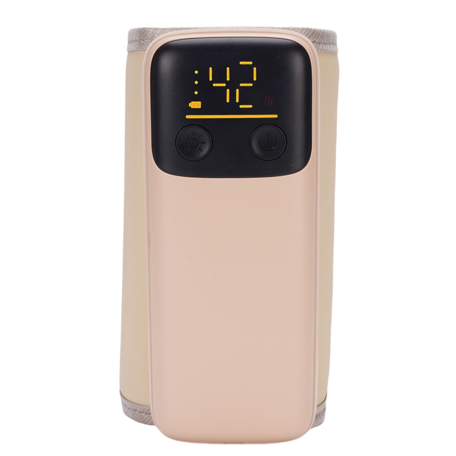 Riousery Portable Baby Bottle Warmer with LCD Screen, 6000mAh Battery Powered Travel Milk Heater 6 Gears Temp Control (37°C-55°C / 98.6°F-131°F)
