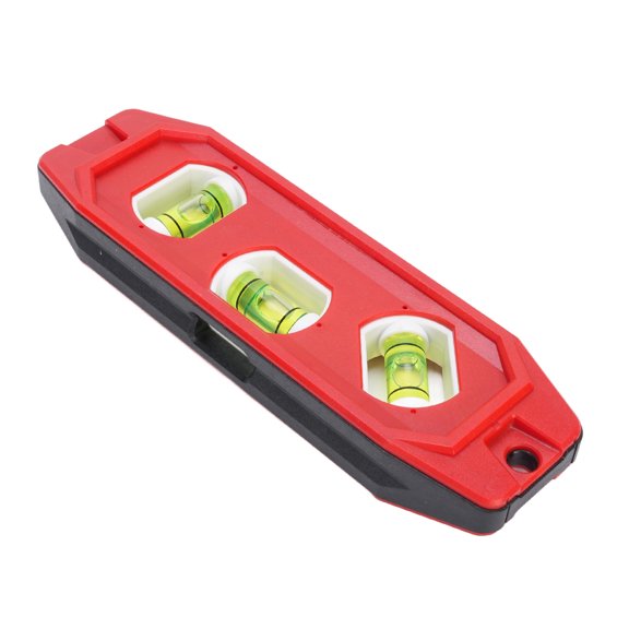 Riousery Portable Triple Bubble Level Mini 5.9 Inches / 15 cm Torpedo Level Tool with Strong Magnetic Base 1mm High Accuracy Large Bubbles Plastic Construction for Home DIY Woodworking