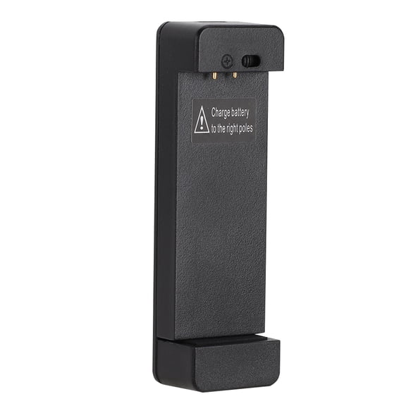 Riousery Portable Universal MicroUSB Charger for Mobile Phone Lithium Battery, Mini Smart Charging Station, Black Compact Power Supply Adapter for Travel