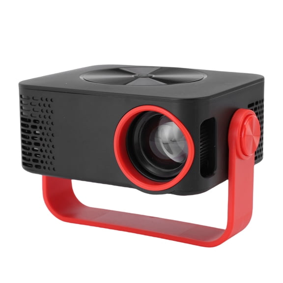 Riousery Portable WiFi Mini Projector with 360 Degree Rotating Stand, 1080P FHD Supported 150ANSI Outdoor LED Movie Home Theater Projector for iOS Android Smartphone Laptop PC TV Stick - EU Plug