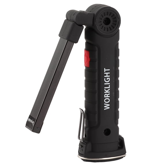 Riousery Portable Work Light COB LED White Lamp Rechargeable Maintenance Inspection Emergency Flashlight Small with Built-in Battery for Car Repair Night Riding Daily Lighting (4.72 inches / 12 cm)