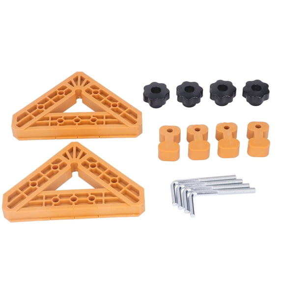 Riousery Positioning Square 45 Degree Right Angle Clamp ABS Scribing Tool for Woodworking Home Improvement Tools, 7.09 inches / 18 cm, High Precision Professional Hand Tools[cite: 1]