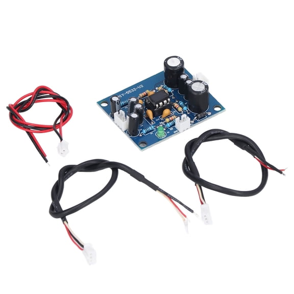 Riousery Preamplifier Board PCB Single Power Front Panel Double Panels Design 5 Times Magnification DC 12-35V (3.94 inches / 10 cm)