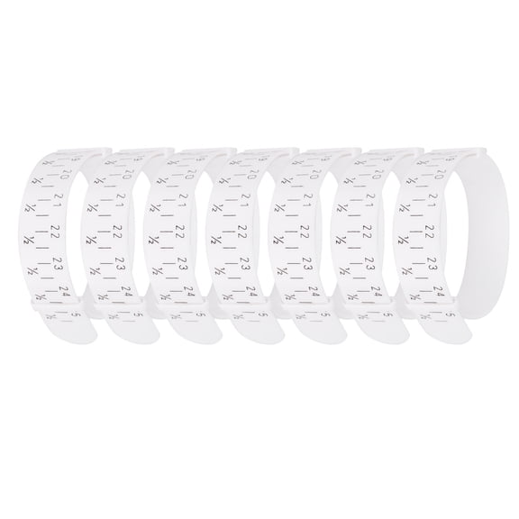 Riousery Precise Wrist Measuring Circle Tool Standard Gauging Sizer for Jewellery Bracelet Bangle Making 7pcs Set Portable Adjustable Size Gauge 10 inches / 25.4 cm Ideal for DIY Craft Beginners