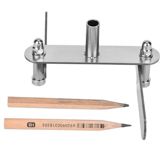 Riousery Precision Woodworking Center Finder Marking Gauge Scriber Centering Tool Marker Center for Dimensional Measurement Gauges, 0~60mm / 0~2.36 inches Range, Stainless Steel