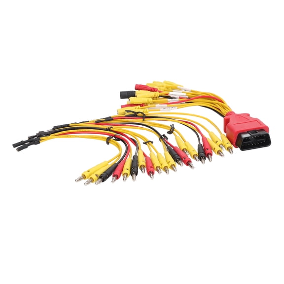 Riousery Premium 16pin OBD2 Male Connector Diagnostic Cable Adaptor Universal Car Fault Code Reader with 20pcs Extension Cable (9.84 inches / 25.0 cm)