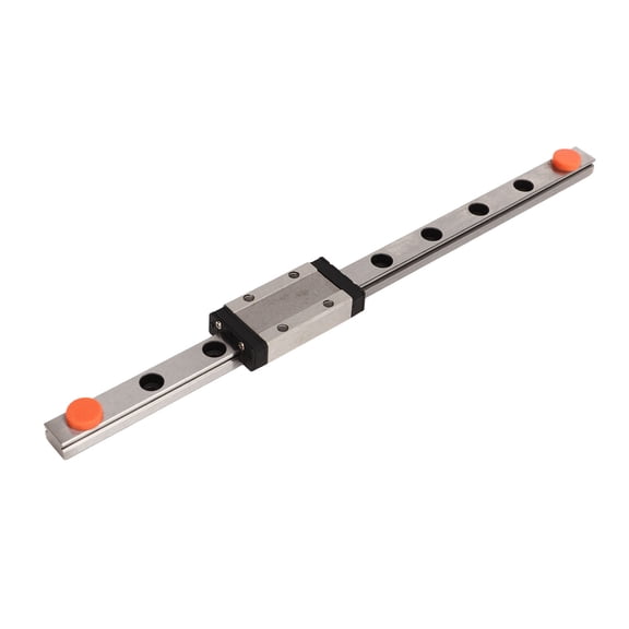 Riousery Premium 200mm MGN9H Linear Rail Guide Sliding Track with Lengthened Slider Block for 3D Printer CNC Machine Tool Equipment Upgrades (7.87 inches / 20 cm) Bearing Steel Construction