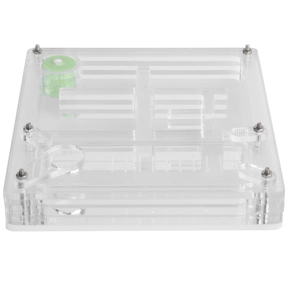 Riousery Premium Acrylic Ant Breeding Box Transparent Watching Feeding Case Moisture Farm STEM Toy Habitat Enclosure 6.30 inches / 16 cm Long Educational Kit For Kids And Teens Nature Learning