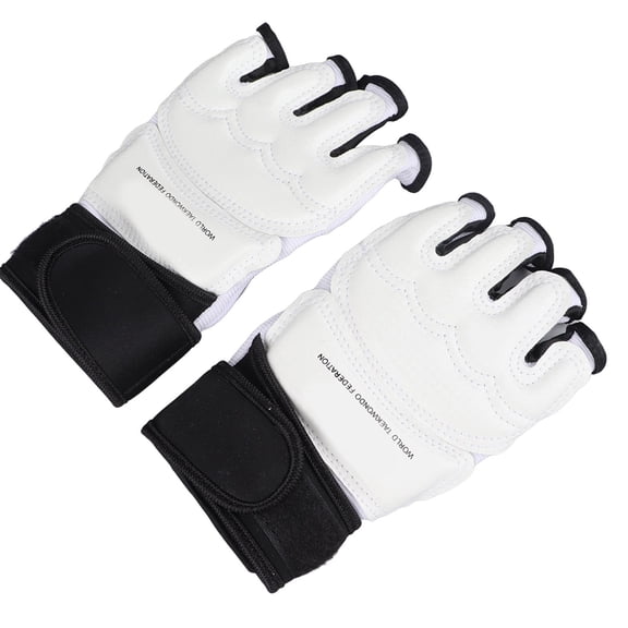 Riousery Premium Adjustable Half Finger Boxing Gloves for MMA Kickboxing Training and Sparring - Breathable Wear-Resistant Workout Gear - M (7.87 inches / 20 cm)
