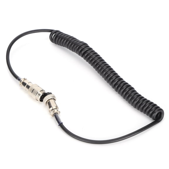 Riousery Premium Round 8-Pin Hand Microphone Cable Extension Replacement Audio Mic Cord Compatible with Kenwood Transceivers MC-43S MC-90 MC-60A TS-2000 TS-590SG, 24.00 x 6.00 x 2.00 Inches