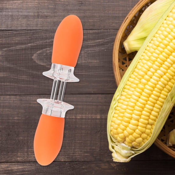 Riousery Premium Stainless Steel Corn Fork BBQ Cob Holders Safe Heat Resistant Grilled Corn Inserters (8 Pack, 3.93 inches / 10 cm)