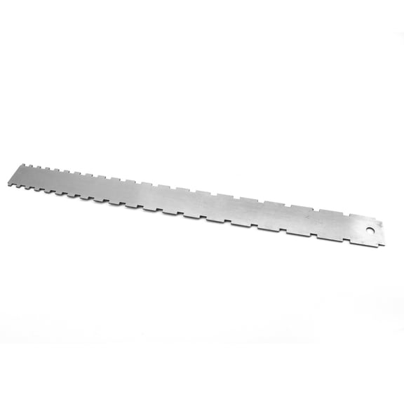 Riousery Premium Stainless Steel Guitar Neck Notched Ruler and Fret Fingerboard Straight Edge Luthier Measuring Leveling Repairing Tool for Acoustic Electric Guitars (16.5 inches / 42.0 cm)