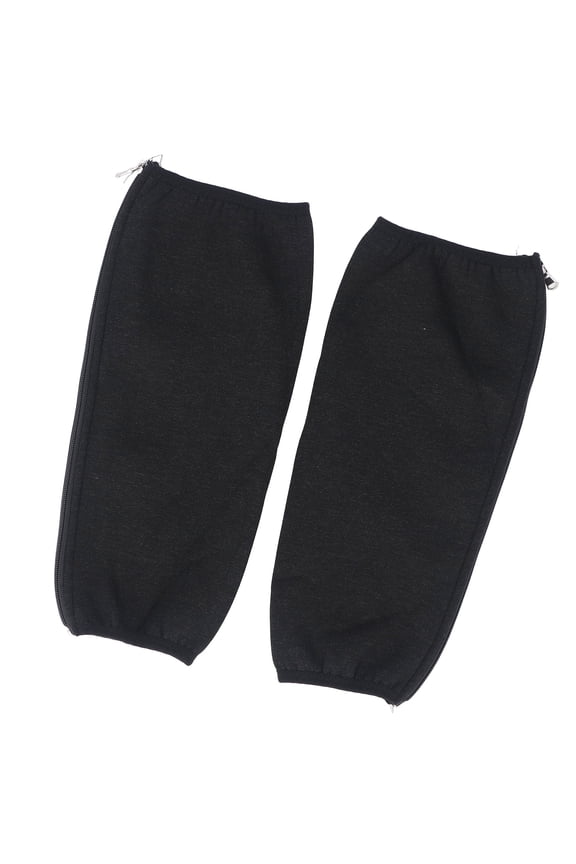 Premium Winter Knee Warmers Zipper Thicken Soft Velvet Lining Leg Warmer Sleeves for Men Women Heavy Duty Thermal Double Layer Calf Support Leggings Braces, Brown, 15.7 inches / 40.0 cm