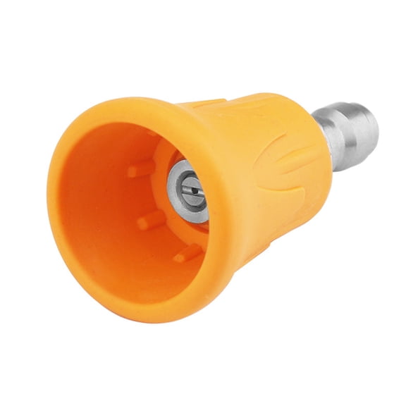 Riousery Pressure Washer Nozzle Guard, Stainless Steel High Power Washer Nozzle Tips Set with Upgraded Rubber Protector Cover, 4Pcs Nozzle Holder 1/4 Inches / 0.63 cm Quick Connect Aperture 1.4mm