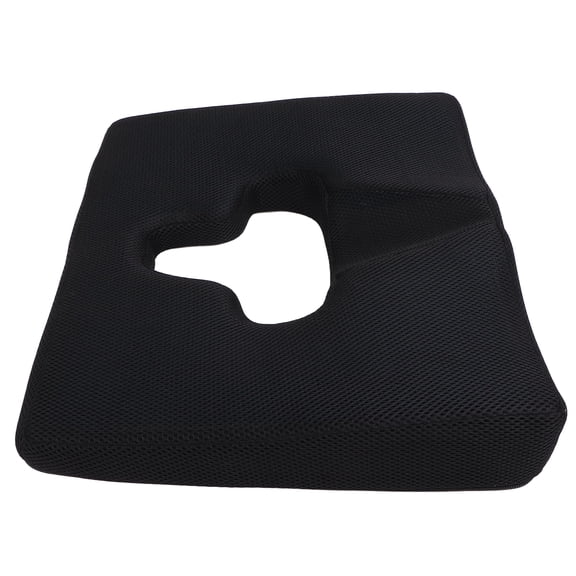 Riousery Prevent Bedsore Wheelchair Cushion Hemorrhoid Pad Fiber Material Seat Cushion Support for Paralyzed Bedridden Population, Black