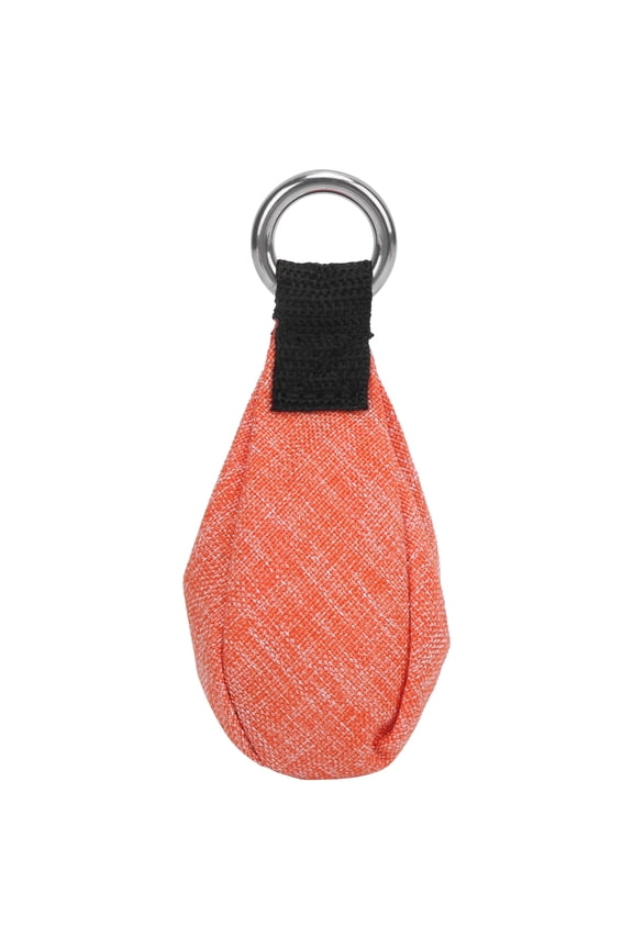 Professional Arborist Climbing Equipment Kit Tree Work Throw Weight Bag Nylon Heavy Duty Portable Small Size Throwing Weight Bag for Rock Climbing Adventure Sports 250g / 8.8oz Orange