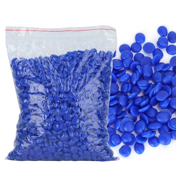 Riousery Professional Injection Wax Model Jewelry Casting Wax Bead Blue High Strength Fluidity Small Shrinkage Mold Wax Beads For Jewelry Making (1.08 lbs / 489.83 g)