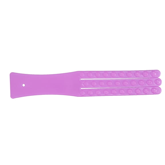 Riousery Professional Massage Stick Portable Body Therapy Meridians Massage Pat for Health Care, Muscle Relaxation, Targeted Relief, Pink, 11 inches / 27.9 cm