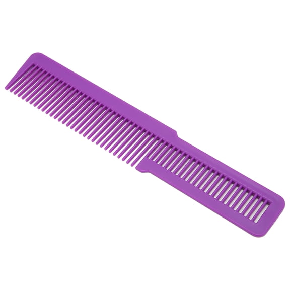 Riousery Professional Pocket Comb for All Hair Types Fine Tooth Barber Hairdressing Styling Tool 8 inches / 20.4 cm Length Purple Compact Daily Use Travel Ready Men Women Unbreakable Plastic
