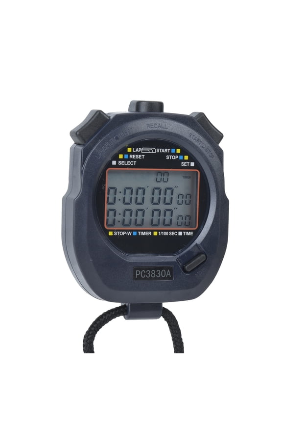 Professional Sports Running Stopwatch PC3830A Electronic Track and Field Countdown Timer Digital Stop Watch for Athletes and Coaches - 3.24 x 2.45 x 0.91 Inches