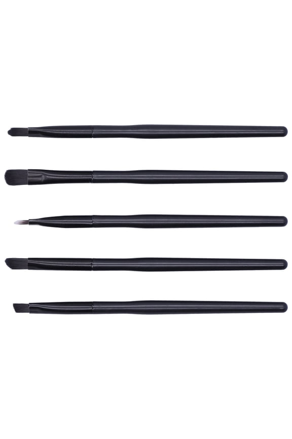 Professional Watch Cleaning Brush Set, 5 Pieces Soft Brushes with Storage Box for Wristwatch Movement and Small Parts Maintenance, Watchmaker Tools, 6.3 inches / 16 cm (Black/Clear)