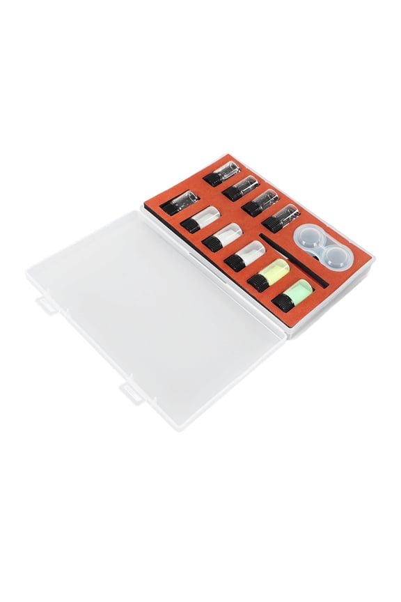 Professional Watch Luminous Fluorescent Powder Multifunctional Complete Repair Kit with Mixing Liquid, Needle, and Plate for Clockmakers and Hobbyists (7.09 inches / 18.0 cm)