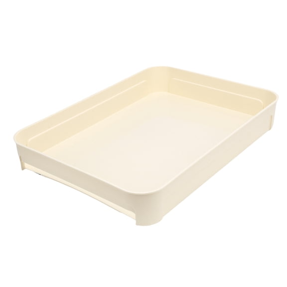 Riousery Pull Out Cabinet Organizer No Drill Slide Out Drawer Under Sink Storage Tray with Sliding Rail for Kitchen Bathroom, 16.73 in / 42.5 cm, White