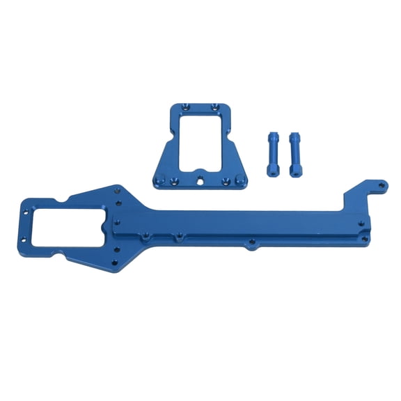 Riousery RC Alloy Upper Chassis Replacement High Strength Exquisite Upgrade Plate for Traxxas LaTrax Teton 1/18 Scale RC Car Models, Durable Premium Aluminum Assembly Accessory, Vibrant Blue Finish